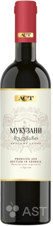 Вино АСТ Мукузани красное сух. 0,75л 12%