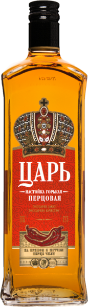 Настойка ЦАРЬ Перцовая 0,5л 38%