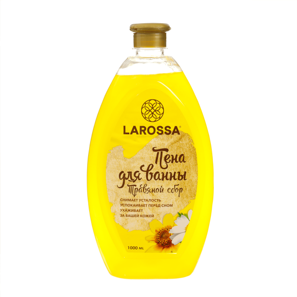 Пена для ванн ЛА РОССА увлажняющая Травяной сбор 1л