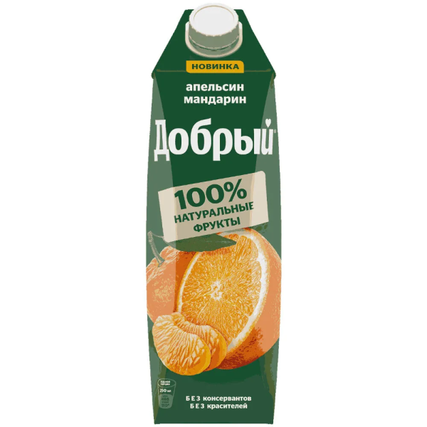 Нектар ДОБРЫЙ апельсин - мандарин 1 л