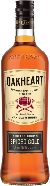 Коктейль Oakheart Original Spiced Gold Бакарди с ромом 0,7л 35%