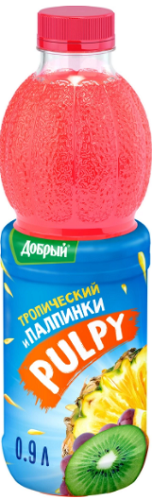 Сок ДОБРЫЙ Палпи Тропический с мякотью апельсина 0,9л ПЭТ