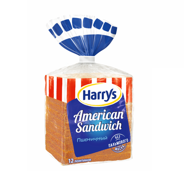 Хлеб ХАРРИС сэндвичный пшеничный  470гр