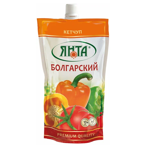 Соус кетчуп ЯНТА болгарский 300 гр дой пак