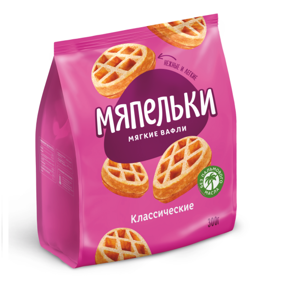Вафли мягкие ДАРЛЕТТО Мяпельки классические 300 гр