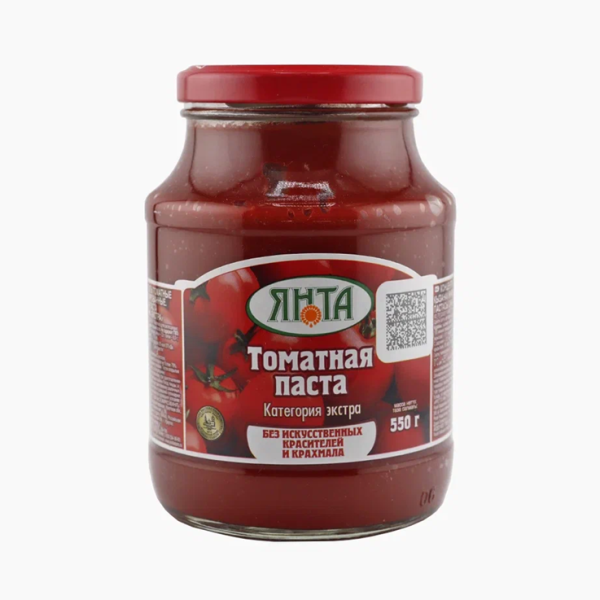 Паста томатная ЯНТА 550 гр ст/б