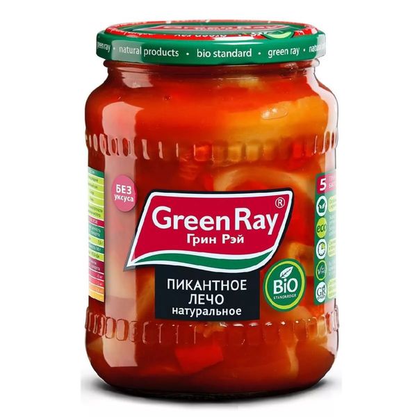 Лечо ГРИН РЭЙ 720 гр ст/б