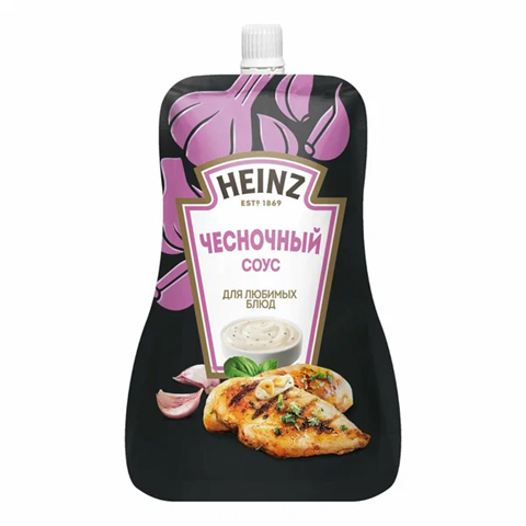 Соус ХАЙНЦ Чесночный 200 гр. дой пак.