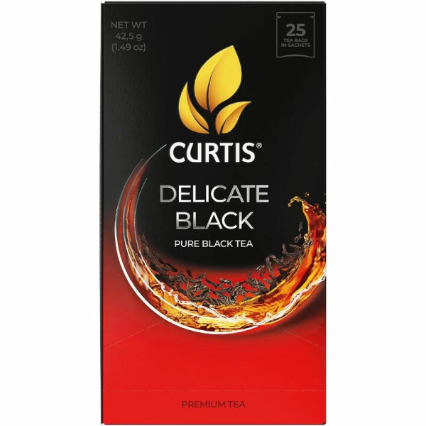 Чай чёрный КЕРТИС Деликат Блэк 25 пак*1,7 гр