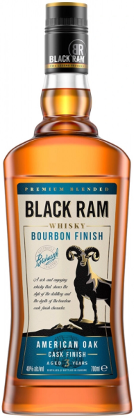 Виски Black Ram Bourbon Finish 3 года 0,7л 40%