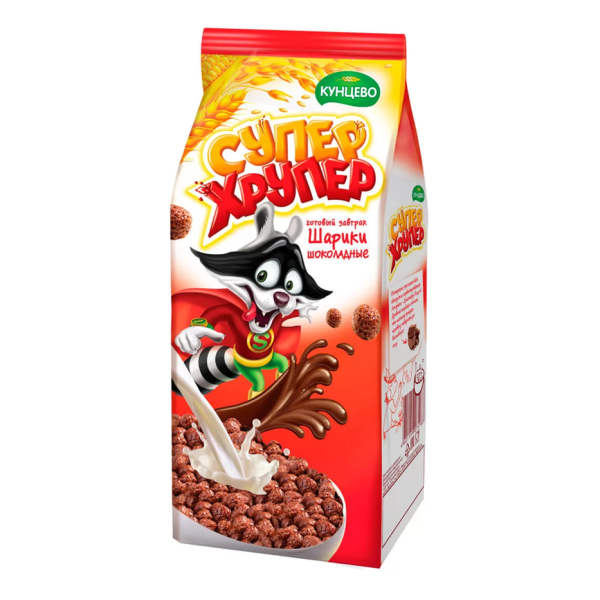 Шарики шоколадные КУНЦЕВО Супер Хрупер 200 гр м/у