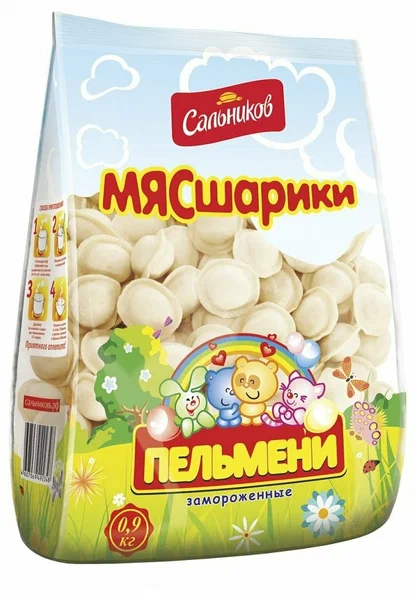 Пельмени САЛЬНИКОВ МЯСшарики 900гр