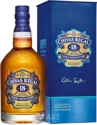 Виски ЧИВАС РИГАЛ 18лет 0,7-0,75л. п/у 40%