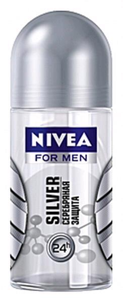 Дезодорант-антиперспирант мужской НИВЕЯ Серебряная защита ролик 50мл