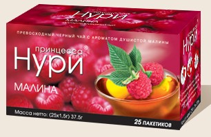 Чай ПРИНЦЕССА НУРИ Малина 25пак