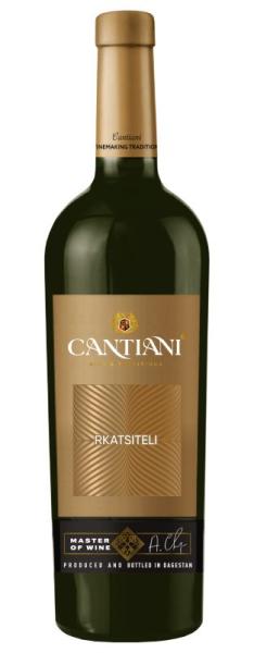 Вино КАНТИАНИ Ркацетели белое сух. 0,75л. 10%