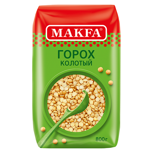 Крупа горох МАКФА колотый 800гр