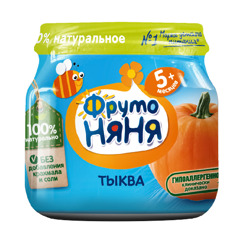 Пюре ФРУТОНЯНЯ тыква  80гр
