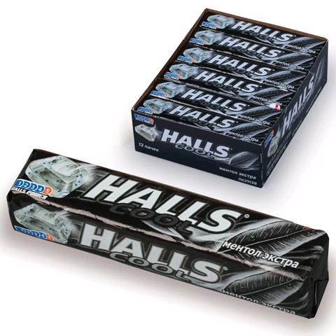 Леденцы ХОЛЛС Ментол экстра 25гр