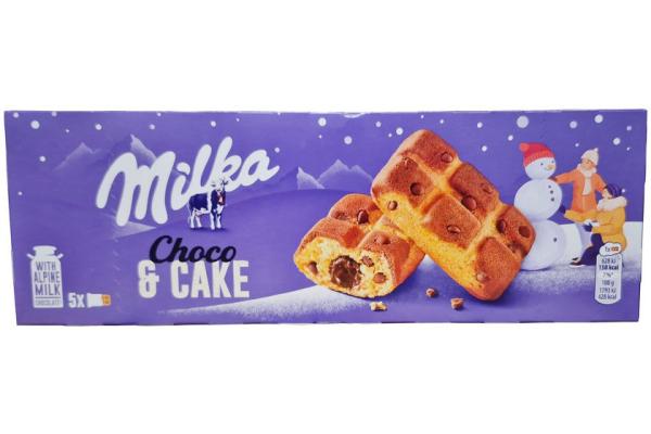 Пирожное бисквитное МИЛКА с шоколадной начинкой и кусочками молочного шоколада 175 гр