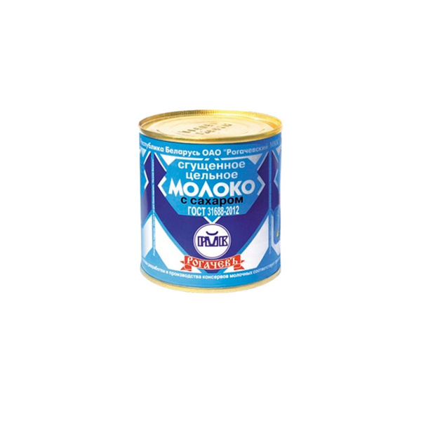 Молоко РОГАЧЕВ сгущенное 8,5 % без змж 380 гр ж/б (М)
