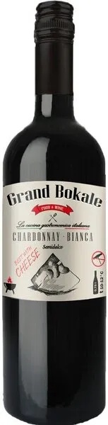 Вино ГРАНД БОКАЛЕ Шардоне-Бианка ординарн. белое п/сл. 0,75л 12%