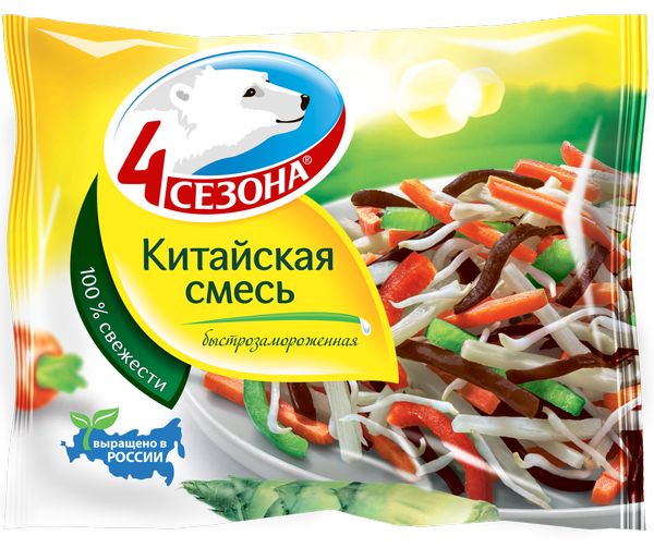 Смесь Китайская 4 СЕЗОНА замороженная 00гр