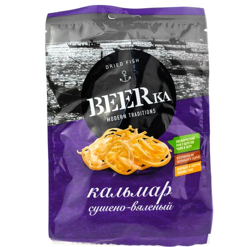 Кальмар БИРКА сушеный 38 гр БМ103