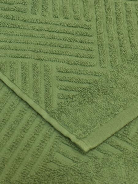 Полотенце махровое 70 х 130, ЛЮКСОР ВОЛНА, цв. хвойный, Аваль