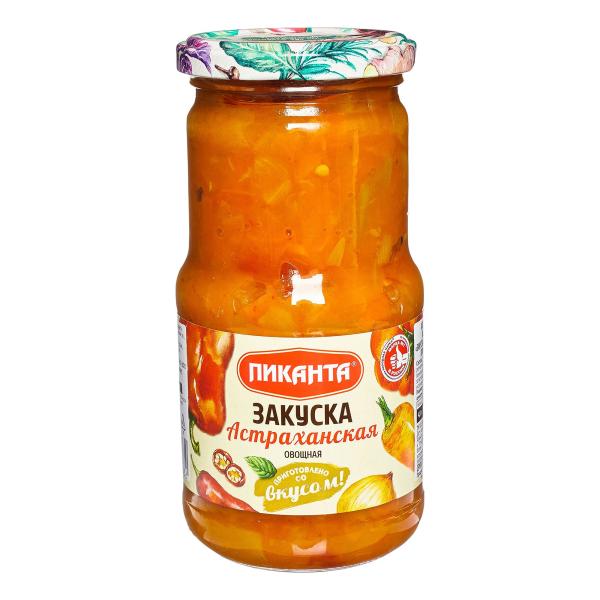 Закуска ПИКАНТА овощная астраханская 460 гр ст/б