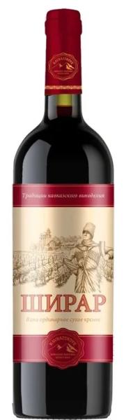 Вино ВИНА АБХАЗИИ Ширар ординарн., красное сух. 0,75л 12%