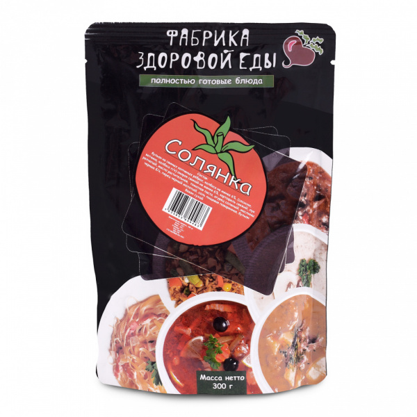 Суп Солянка ФАБРИКА ЗДОРОВОЙ ЕДЫ 300 гр