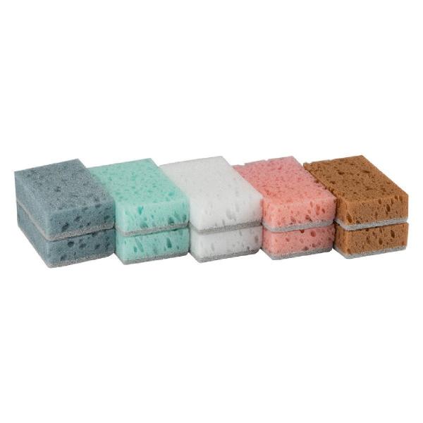 Губки для посуды АКВАРЕЛЬ РЫЖИЙ КОТ, 10 шт., арт. 310577, Скрап