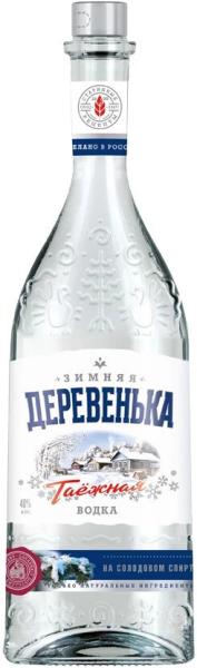 Водка ЗИМНЯЯ ДЕРЕВЕНЬКА Таежная 0,25л 40%