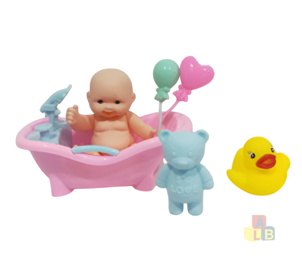 Набор игрушечный ПУПС В ВАННОЧКЕ, арт.LD5588-19G, Авис
