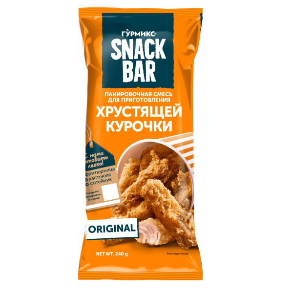 Смесь панировочная ГУРМИКС  для хрустящей курочки 240 гр