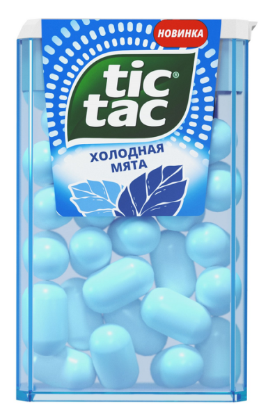 Драже ТИК ТАК Холодная мята 16 гр