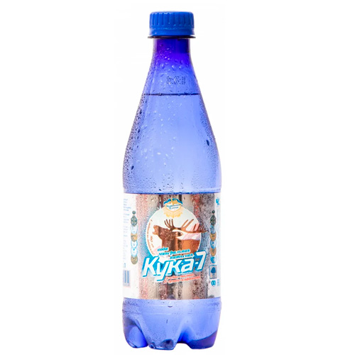 Вода КУКА-7 минеральная газированная 0,5 л ПЭТ