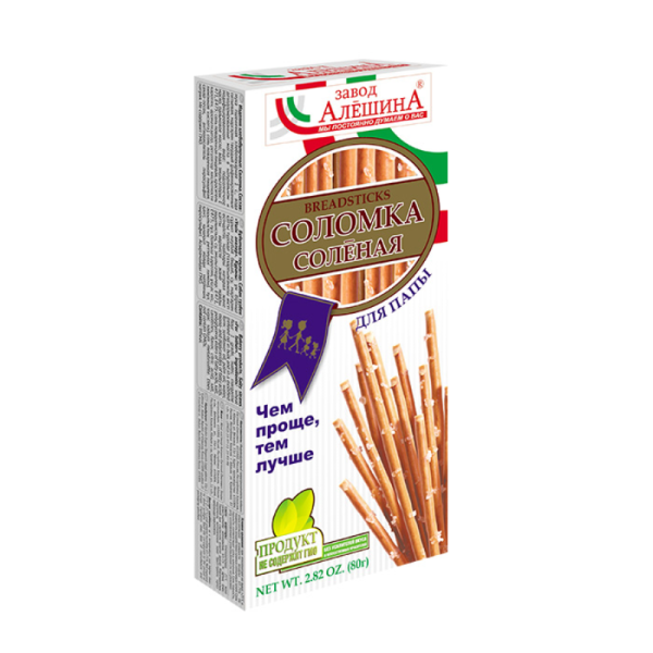 Соломка соленая АЛЁШИНА Для папы 200гр