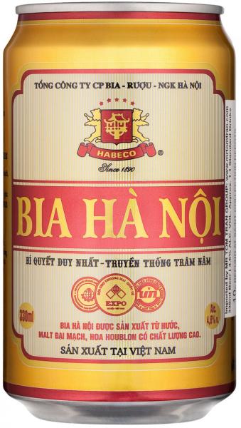 Пиво ХАНОЙ светлое 4,6% 0,33л ж/б