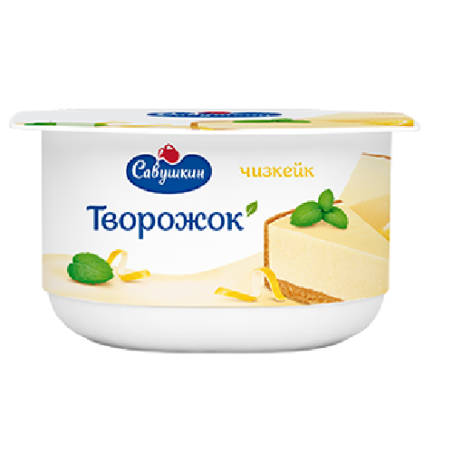 Паста САВУШКИН творожная десертная чизкейк 3,5% без змж 120гр