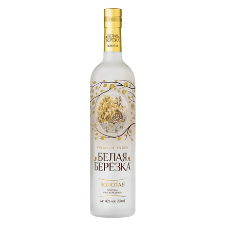 Водка БЕЛАЯ БЕРЕЗКА Золотая 0,7л 40%