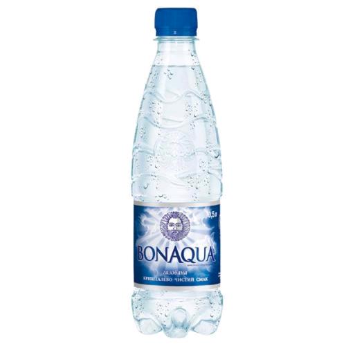 Вода БОНАКВА питьевая сильногазированная 0,5 л ПЭТ