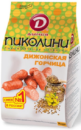 Колбаски ДЫМОВ Пиколини с/к Дижонская горчица 50гр