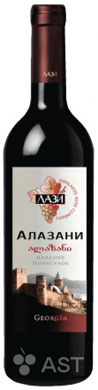 Вино ЛАЗИ Алазани красное п/сух. 0,75л 12%