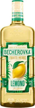 Ликёр БЕХЕРОВКА со вкусом лимона 0,5л 20%