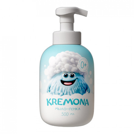 Мыло-пенка КРЕМОНА голубая 500мл