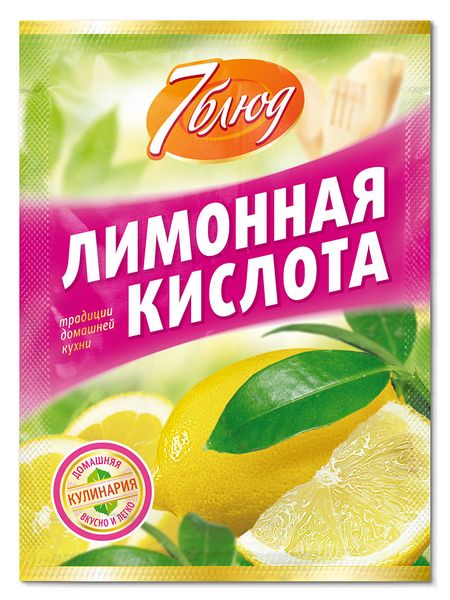 Кислота 7 БЛЮД лимонная 10гр