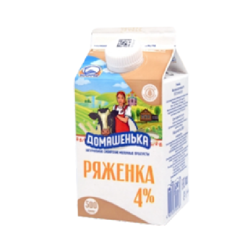 Ряженка БЕЛОРЕЧЬЕ 4% без змж 500мл т/п