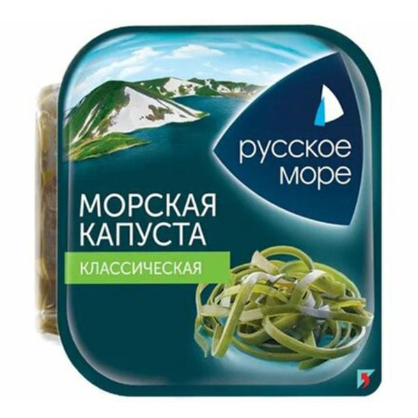 Капуста РУССКОЕ МОРЕ морская маринованная классическая 200гр